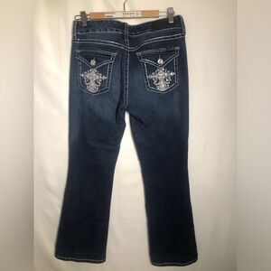 Womens Embroidered Seven Jeans. 34/28. Slim.